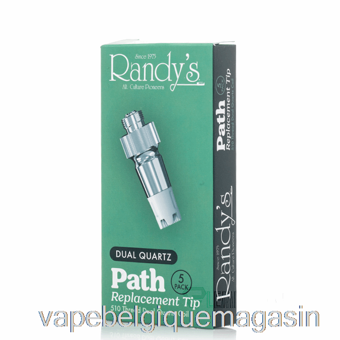 Embouts De Remplacement Vape Juice Randy's Path Embouts à Double Bobine